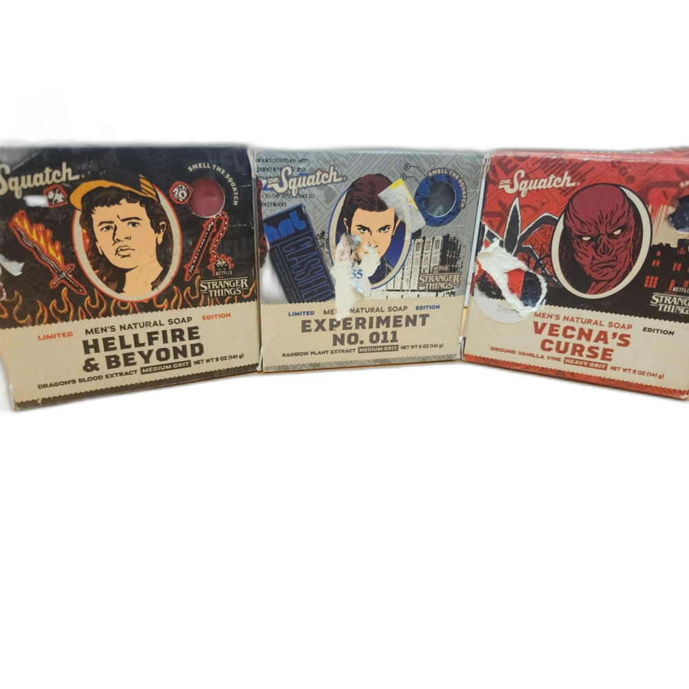 Dr Squatch Stranger Things Limited Edition Soaps